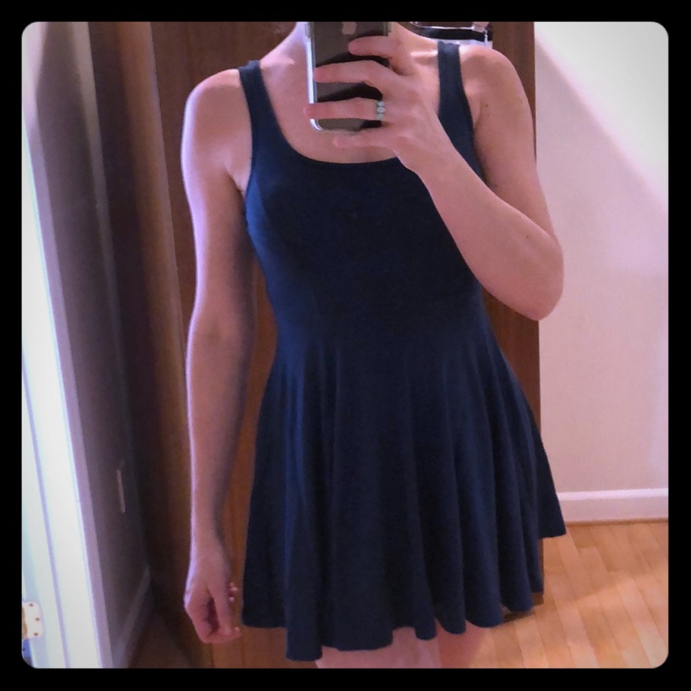 Rich indigo tank dress - Picture 2 of 5